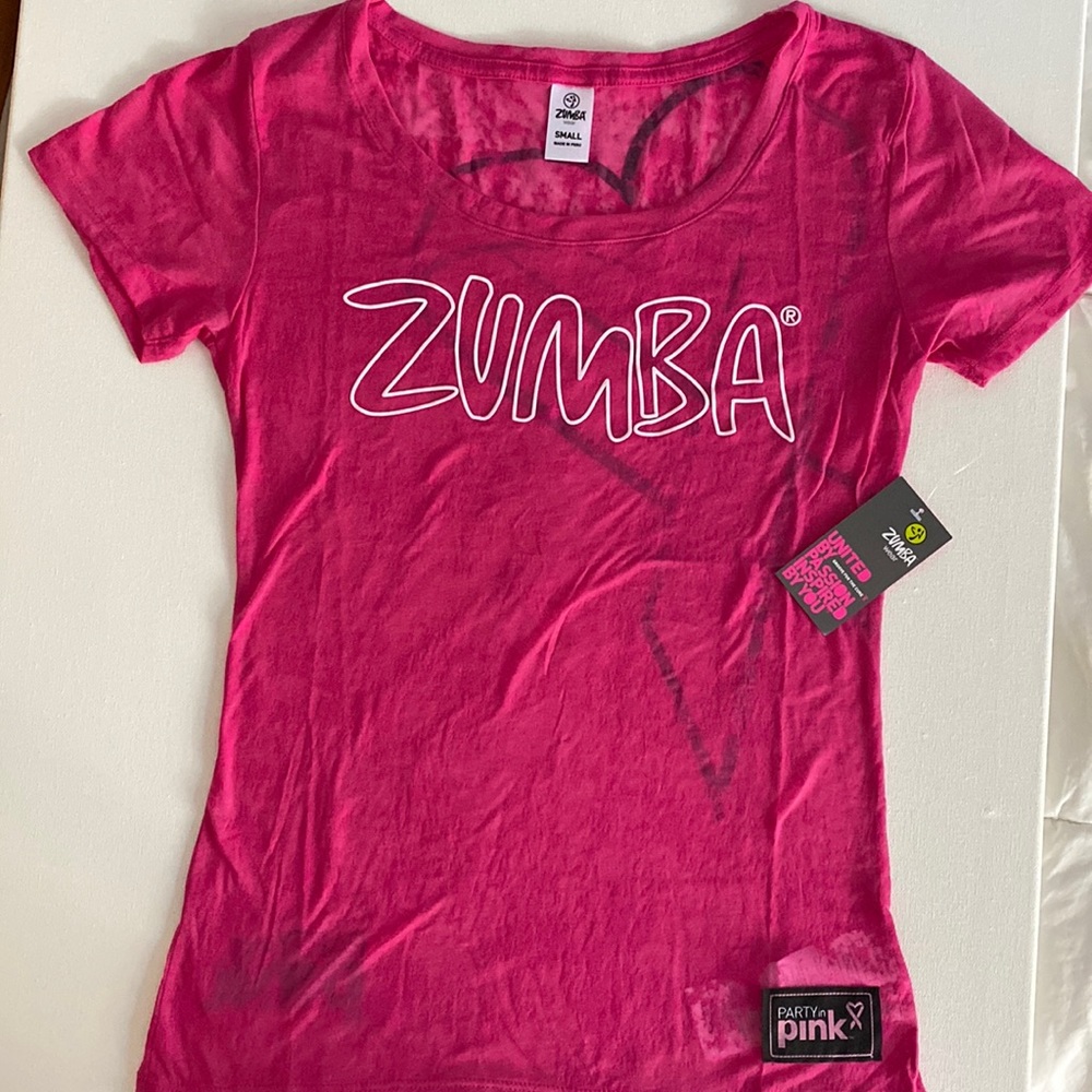 Zumba Groove for the cure crew neck